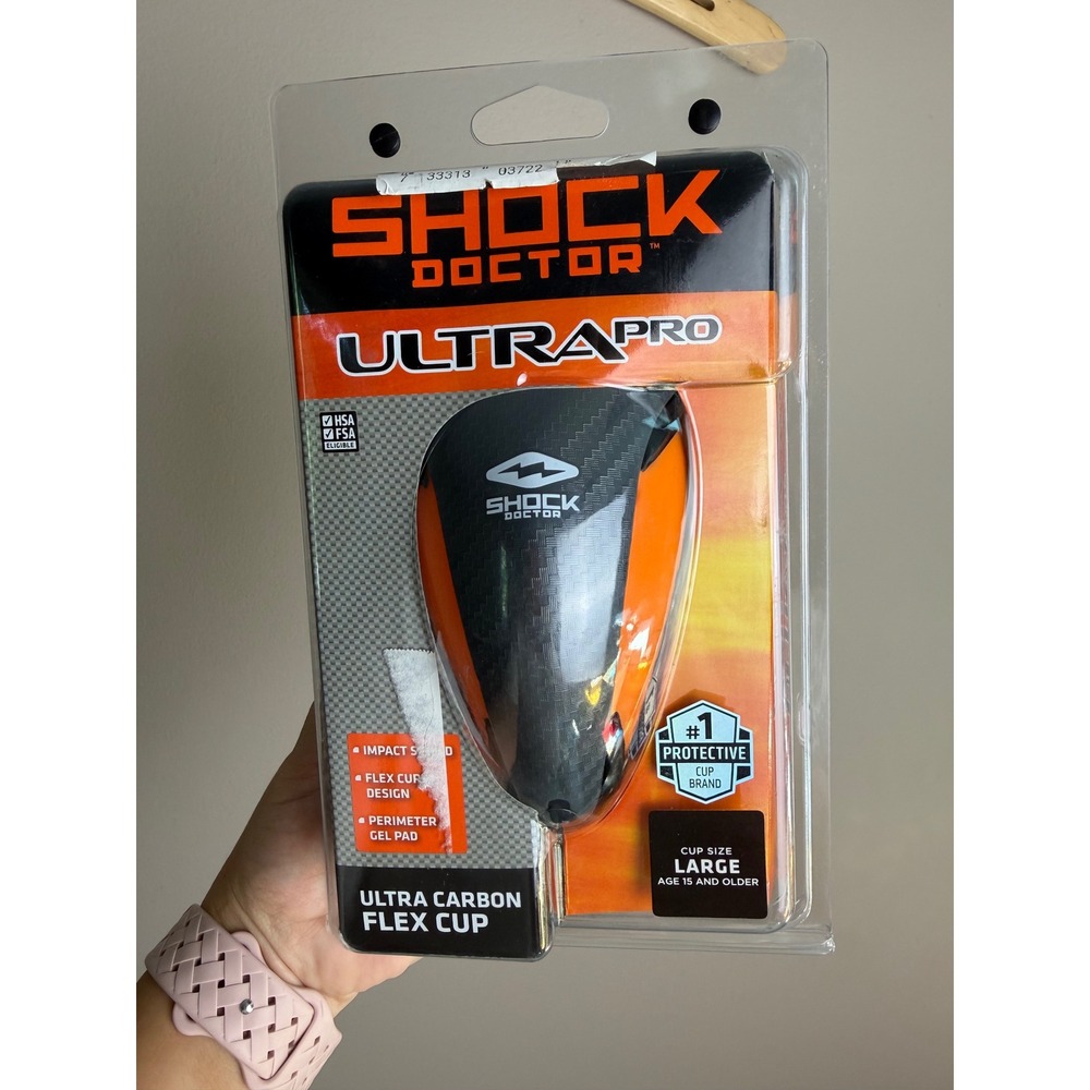 Shock Doctor Ultra Pro Carbon Flex Cup Large Mens Protective Athletic Gear New